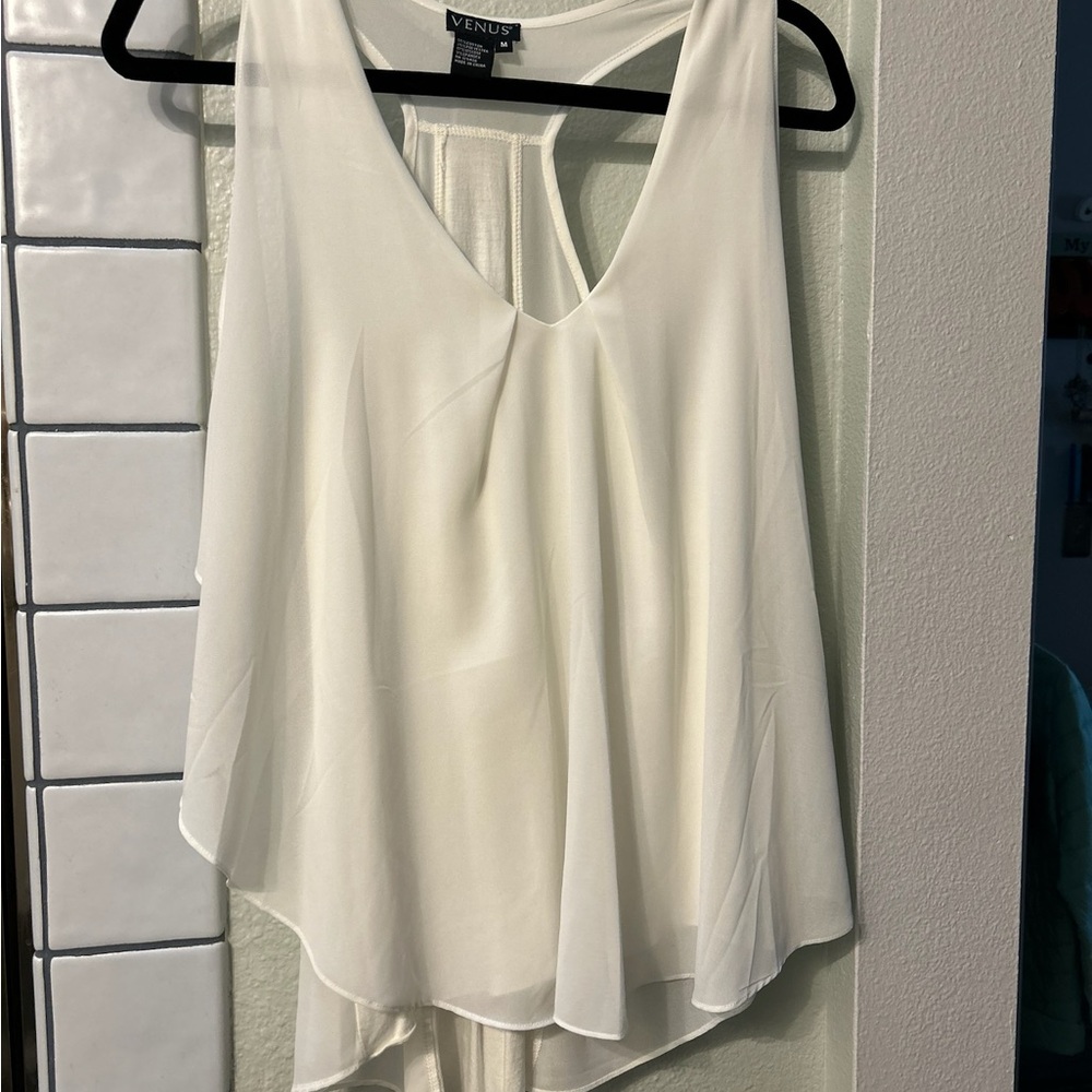 VENUS Women's Cream Tank Top | Size M
